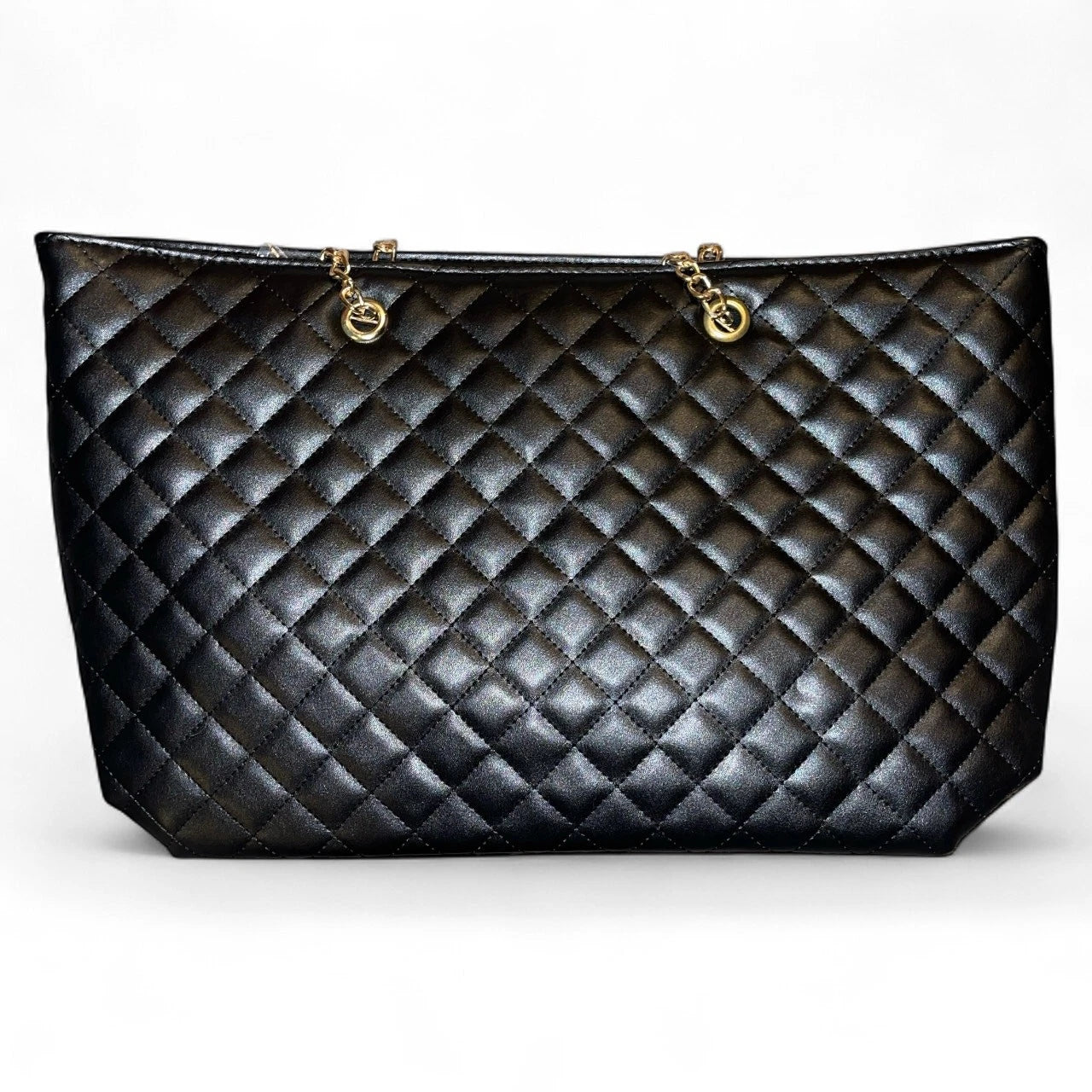 Badgley Mischka Large Quilted Tote
