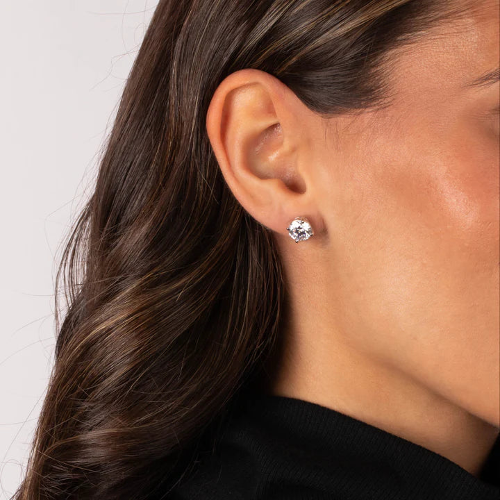 Juliette Stud Earring White Gold