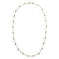 CZ Graduated Multi Bezel Tennis Chain Necklace
