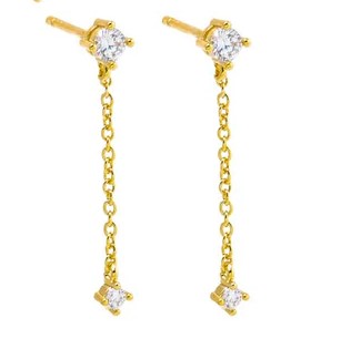 CZ Drop Earring